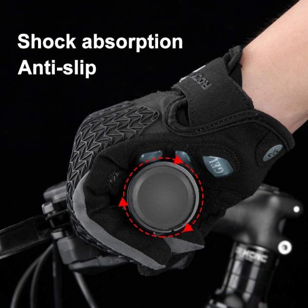 ROCKBROS | Fahrradhandschuhe – Vollfinger Handschuhe für Männer und Frauen, Frühling/Herbst, für MTB, Rennrad, Motorrad, Touchscreen – Outdoor Sports